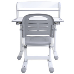 Set masa + scaun Tempo Kondela Zion (Grey/White) Thumb