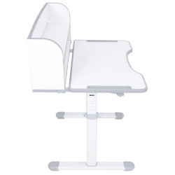 Set masa + scaun Tempo Kondela Zion (Grey/White) Thumb