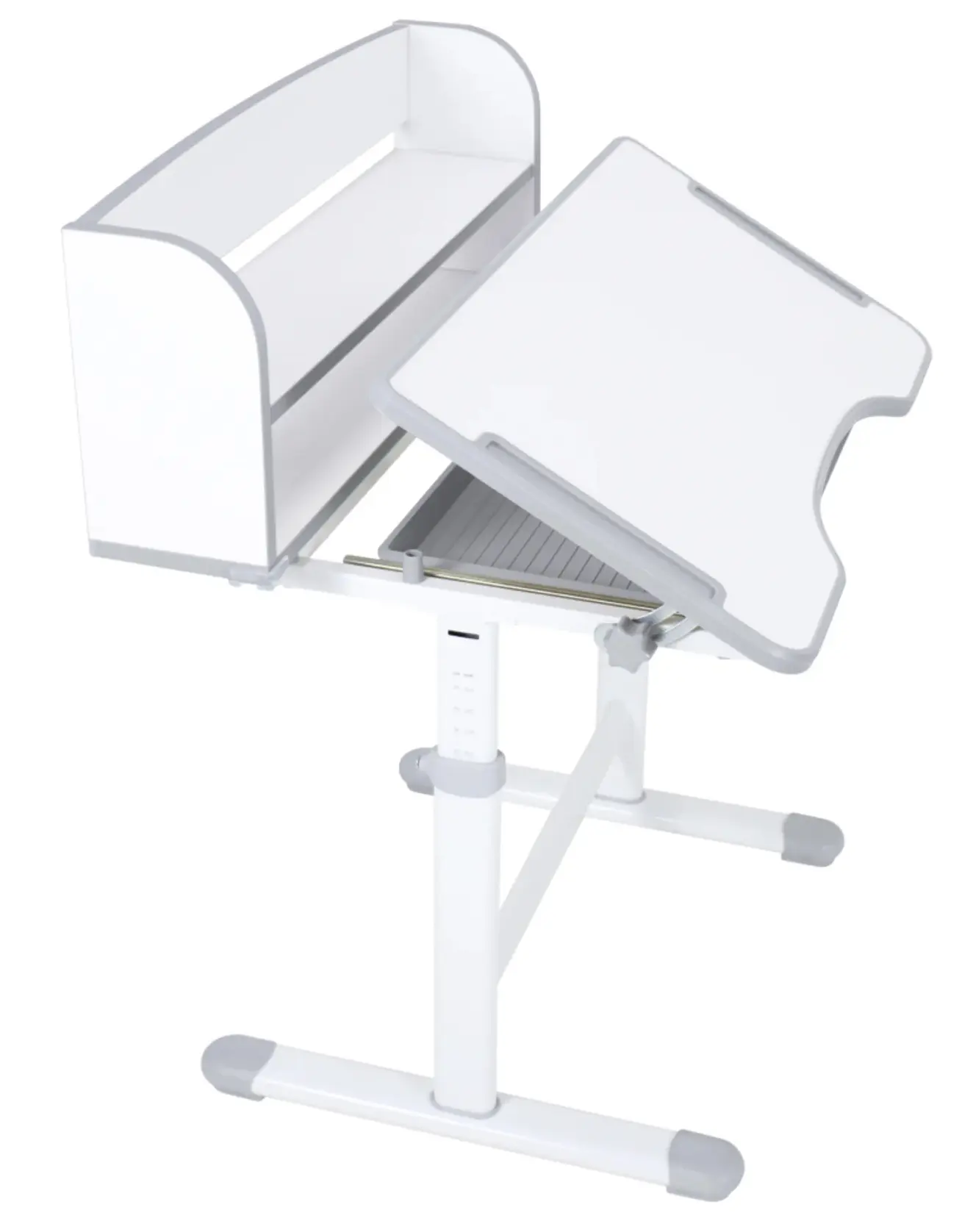 Set masa + scaun Tempo Kondela Zion (Grey/White) - 9