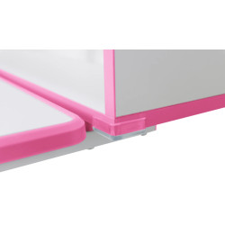 Set masa + scaun Tempo Kondela Zion (Pink/White) Thumb