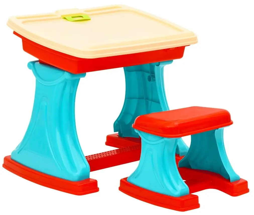 Set masa + scaun VidaXL 80343 (Blue/Red)