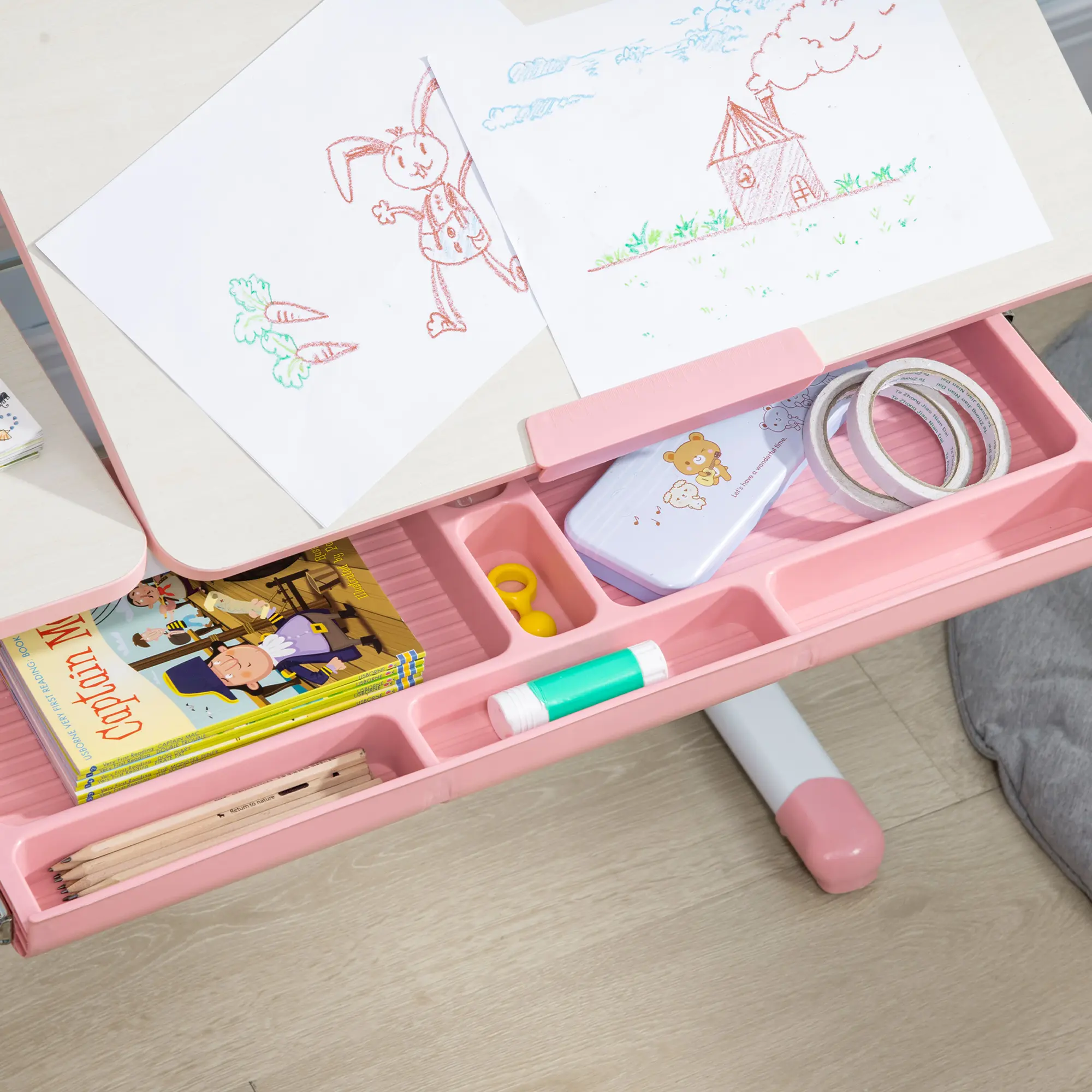 Set banca si scaun Zonekiz 312-088V00PK (Pink) - 7
