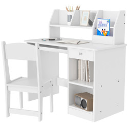 Набор парта со стулом Zonekiz 312-107V80WT (White) Thumb