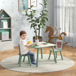 Set masa + 2 scaune Zonekiz 312-102V00GN (Green) Thumb