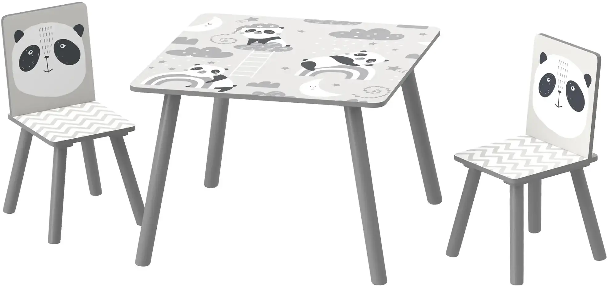 Set masa + 2 scaune Zonekiz 312-102V00GY (Grey) - 2