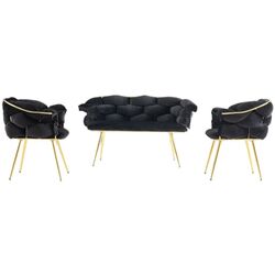 Set de mobila Casa Moora ADNSE2 (Black/Gold) Thumb