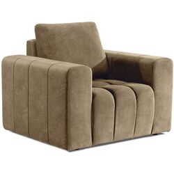 Set de mobila moale Eltap Lazaro 3+1+Pouf Dora 21 (Beige) Thumb