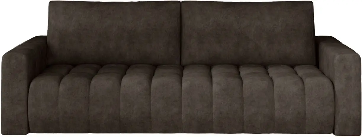 Set de mobila moale Eltap Lazaro 3+1+Pouf Dora 28 (Dark Brown)