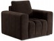 Set de mobila moale Eltap Lazaro 3+1+Pouf Dora 28 (Dark Brown)