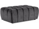 Set de mobila moale Eltap Lazaro 3+1+Pouf Dora 95 (Graphite)