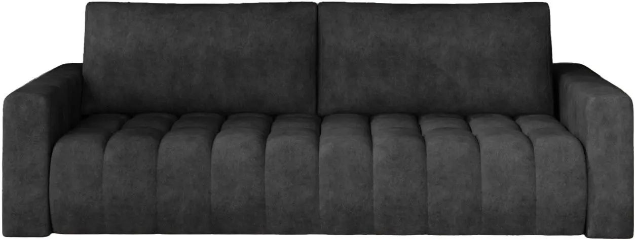Set de mobila moale Eltap Lazaro 3+1+Pouf Dora 96 (Anthracite)