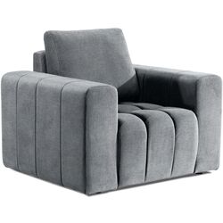 Набор мягкой мебели Eltap Lazaro 3+1+Pouf Grande 81 (Gray Light) Thumb