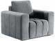 Set de mobila moale Eltap Lazaro 3+1+Pouf Grande 81 (Gray Light)