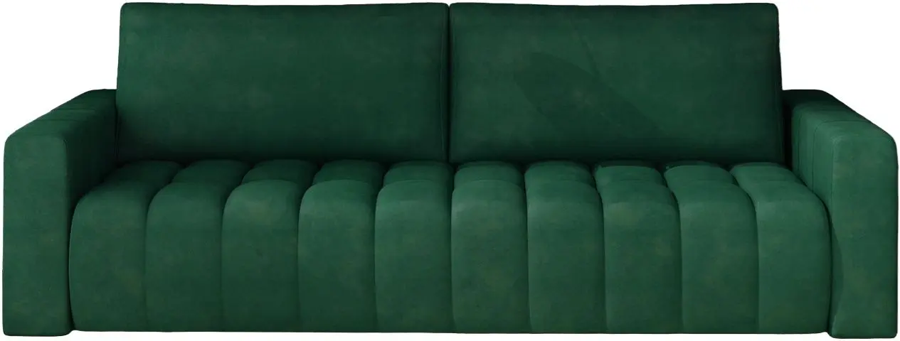 Set de mobila moale Eltap Lazaro 3+1+Pouf Kronos 19 (Green)