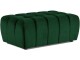 Set de mobila moale Eltap Lazaro 3+1+Pouf Kronos 19 (Green)