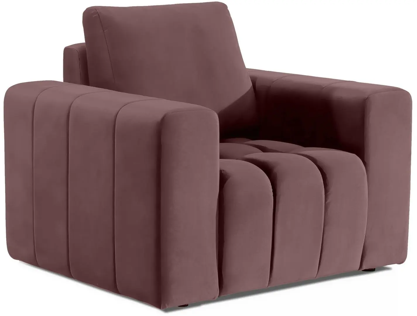 Набор мягкой мебели Eltap Lazaro 3+1+Pouf Matt Velvet 63 (Mountbatten Pink)