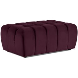 Set de mobila moale Eltap Lazaro 3+1+Pouf Matt Velvet 68 (Burgundy) Thumb