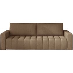 Set de mobila moale Eltap Lazaro 3+1+Pouf Monolith 09 (Brown Light) Thumb