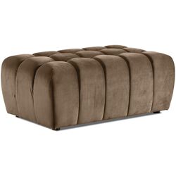 Set de mobila moale Eltap Lazaro 3+1+Pouf Monolith 09 (Brown Light) Thumb