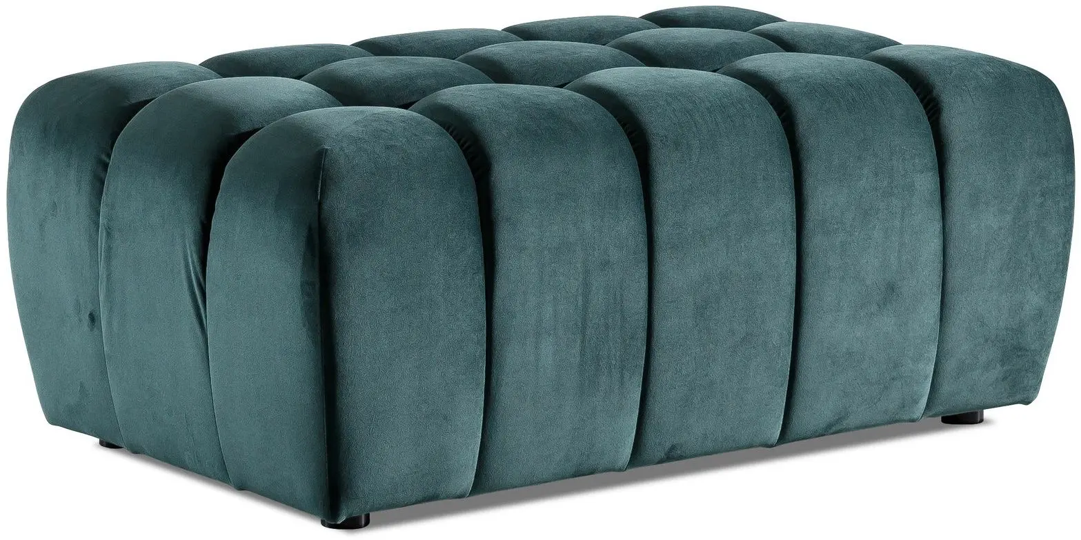 Set de mobila moale Eltap Lazaro 3+1+Pouf Monolith 76 (Gray-Blue)