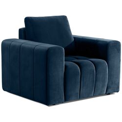 Набор мягкой мебели Eltap Lazaro 3+1+Pouf Monolith 77 (Blue) Thumb