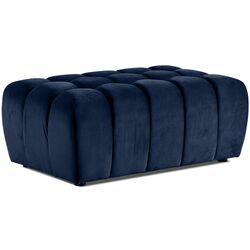 Set de mobila moale Eltap Lazaro 3+1+Pouf Monolith 79 (Dark Blue) Thumb