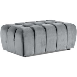 Set de mobila moale Eltap Lazaro 3+1+Pouf Monolith 84 (Gray Light) Thumb