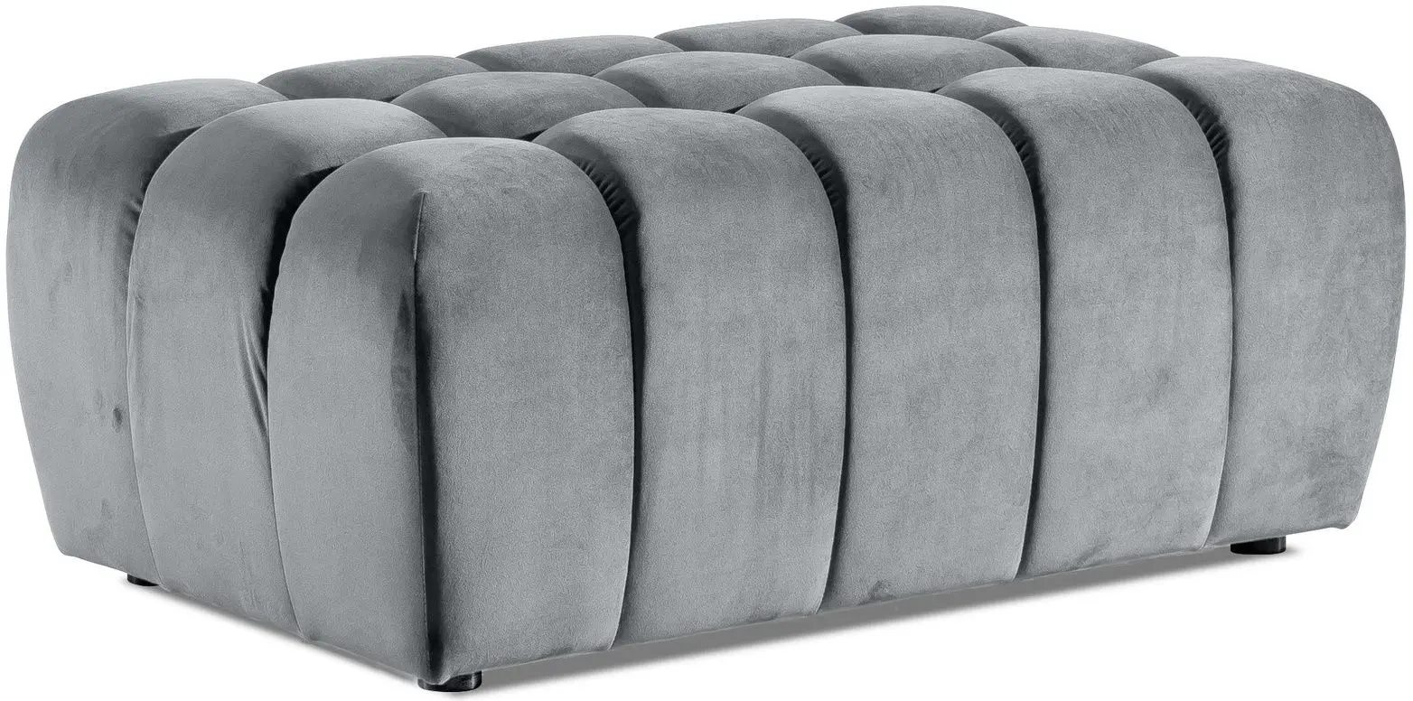 Set de mobila moale Eltap Lazaro 3+1+Pouf Monolith 84 (Gray Light)