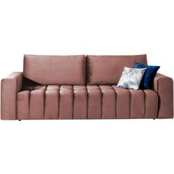 Set de mobila moale Eltap Lazaro 3+1+Pouf Nube 24 (Antique Pink) Thumb