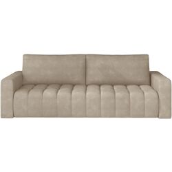 Set de mobila moale Eltap Lazaro 3+1+Pouf Paros 02 (Beige) Thumb