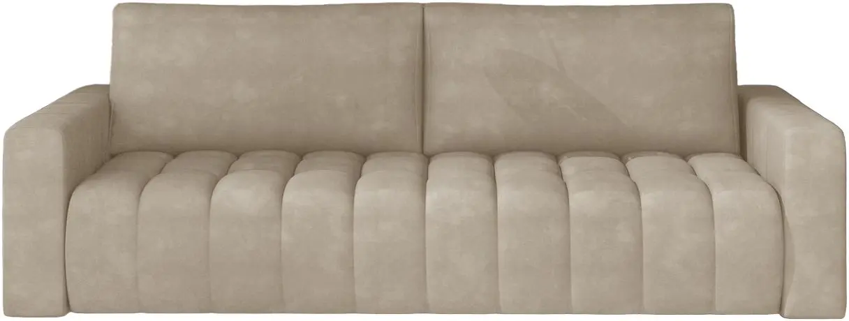 Set de mobila moale Eltap Lazaro 3+1+Pouf Paros 02 (Beige)