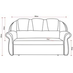 Набор мягкой мебели Eltap Lord 3+1+1 Soft 66 (Brown) Thumb