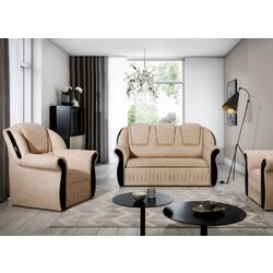 Set de mobila moale Eltap Lord 3+1+1 Texas 23 (Beige) Thumb