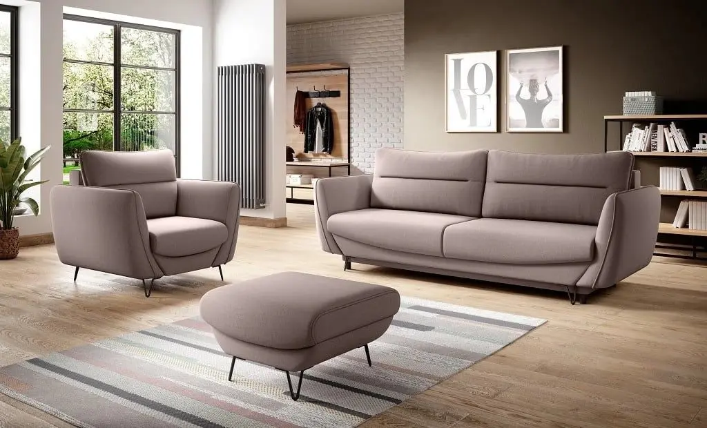 Набор мягкой мебели Eltap Silva Gojo 101 (Powdery Pink)