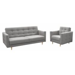 Set de mobila moale Mobhaus Amedia (Gray)
