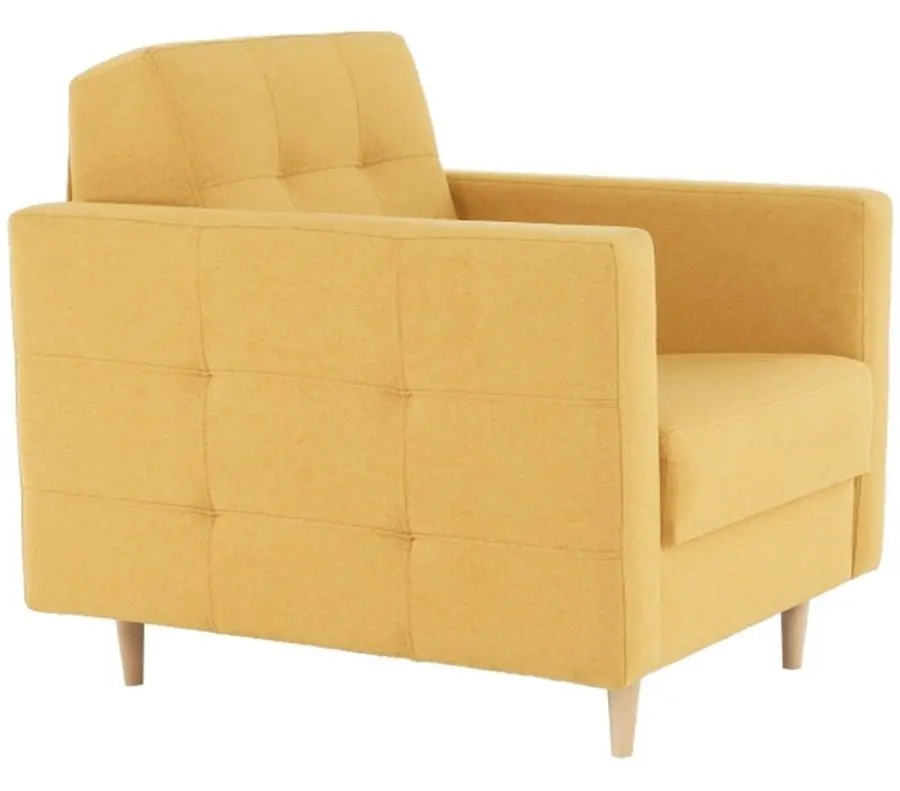 Set de mobila moale Mobhaus Amedia (Mustard)