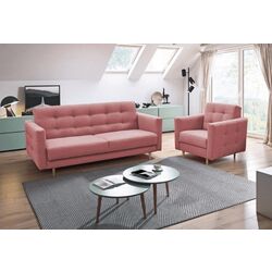 Set de mobila moale Mobhaus Amedia (Old Pink) Thumb