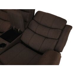 Set de mobila moale Mobhaus Fabron 2 New (Brown) Thumb