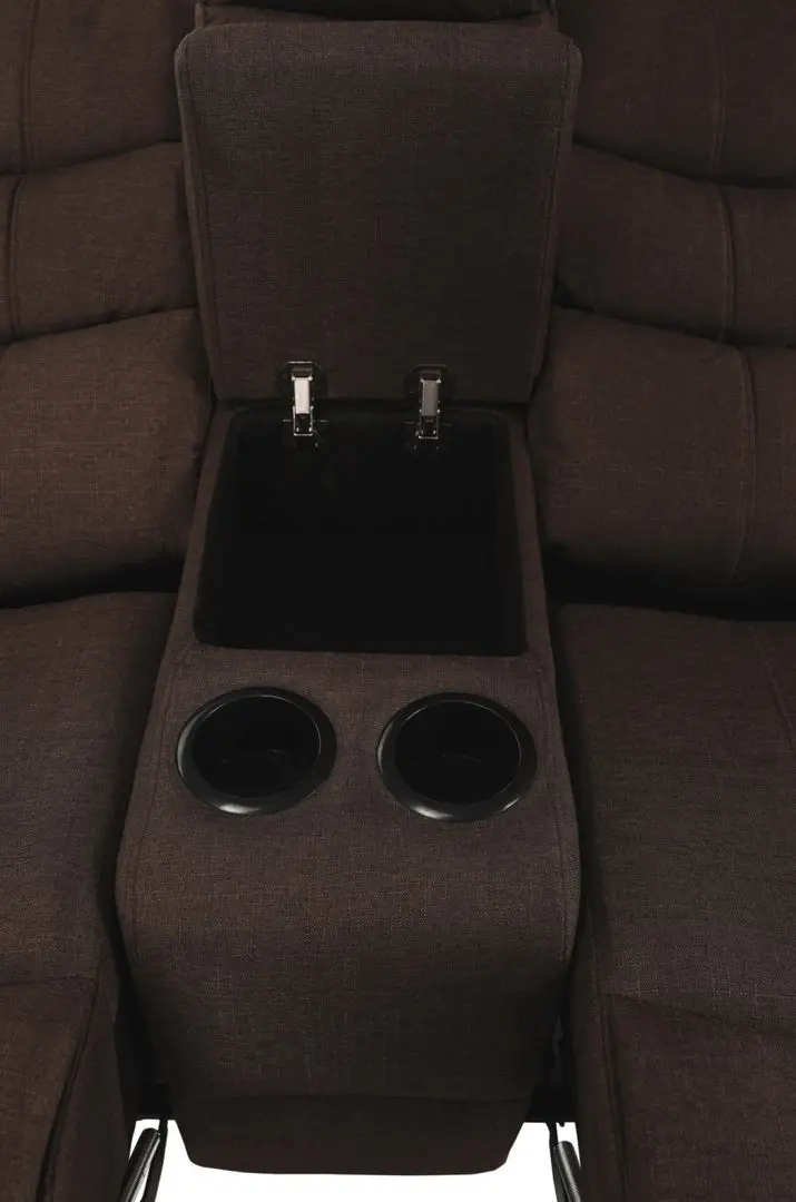 Set de mobila moale Mobhaus Fabron 2 New (Brown)