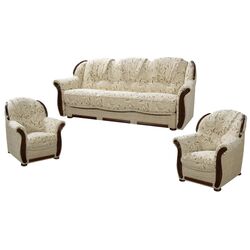 Set de mobila moale Mobhaus Mety (Beige)