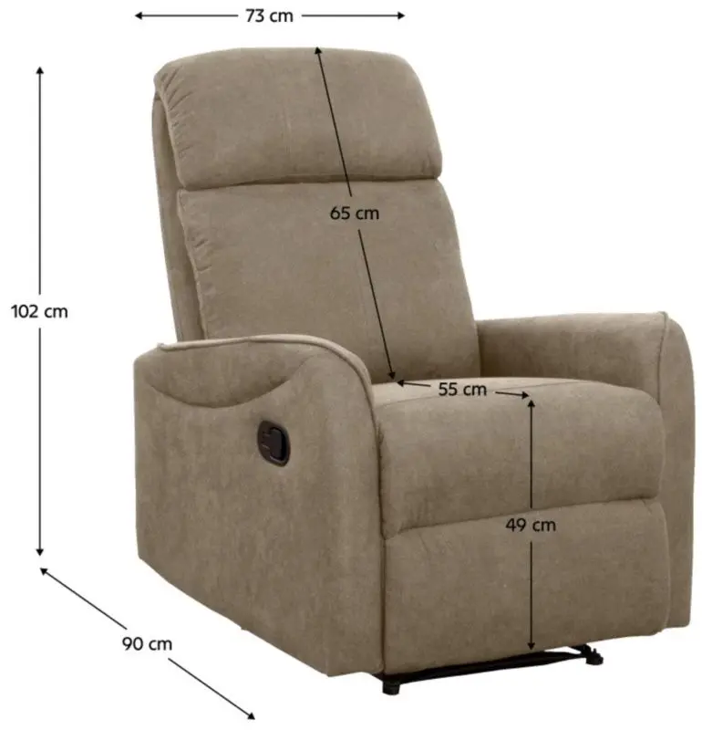 Set de mobila moale Tempo Kondela Fasan (Brown-Gray)