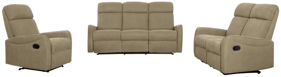 Set de mobila moale Tempo Kondela Fasan (Brown-Gray)