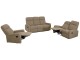 Set de mobila moale Tempo Kondela Fasan (Brown-Gray)