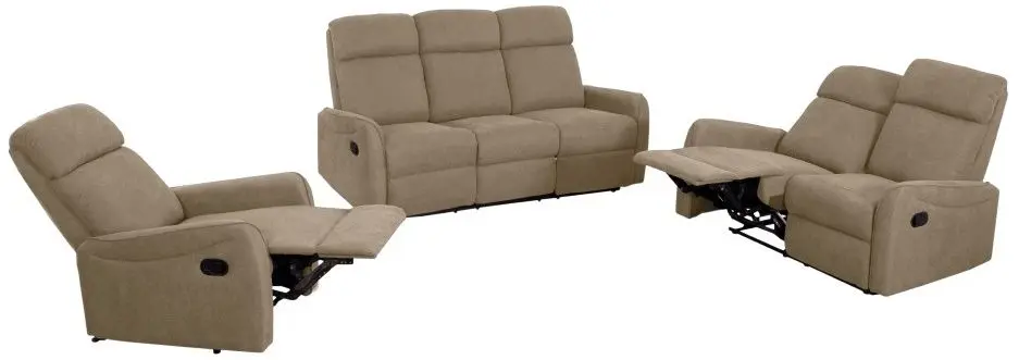 Set de mobila moale Tempo Kondela Fasan (Brown-Gray)