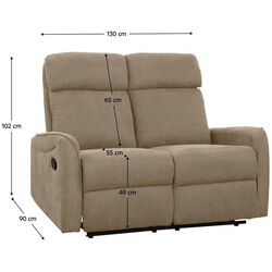 Set de mobila moale Tempo Kondela Fasan (Brown-Gray) Thumb