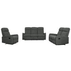 Set de mobila moale Tempo Kondela Fasan (Dark Gray) Thumb