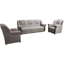 Set de mobila moale Tempo Kondela Mety (Gray/Wenge)