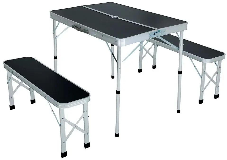 Set mobilier de gradina Akord Roi (Black/Grey)