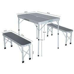 Set mobilier de gradina Akord Roi (Grey) Thumb