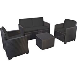 Set mobilier de gradina Progarden Etna (Antracite) Thumb